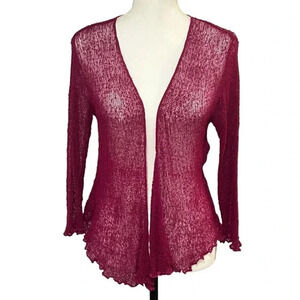 Kimberly’s Travels One Size stretch knit versatile cardigan